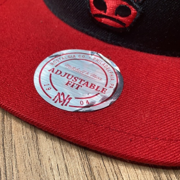 Chicago Bulls Mitchell & Ness Throwback SnapBack Hat NBA basketball cap BOOKIE - Picture 3 of 11